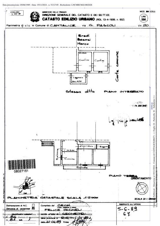 planimetria abitazione 1