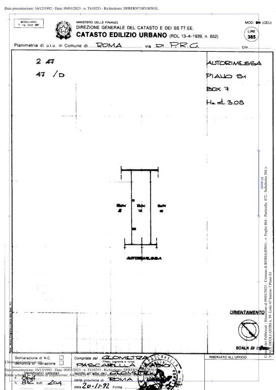 piantina astri box 1