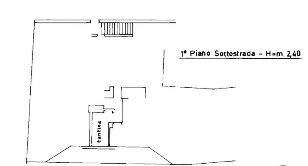 Planimetria cantina 