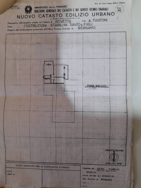 Rinaldi - Planimetria appartamento 2a