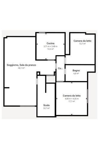 Planimetria appartamento Matterport