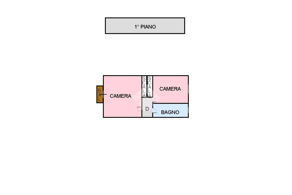 Piantina 1° piano