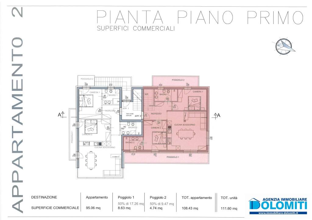 App 2 Casa Nora Superfici