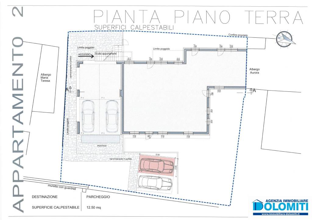 App 2 Casa Nora Posto auto 