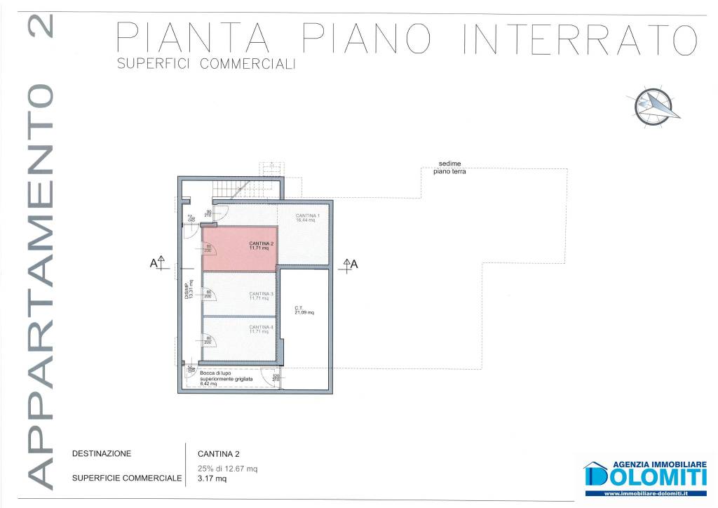 App 2 Casa Nora Interrato 2 