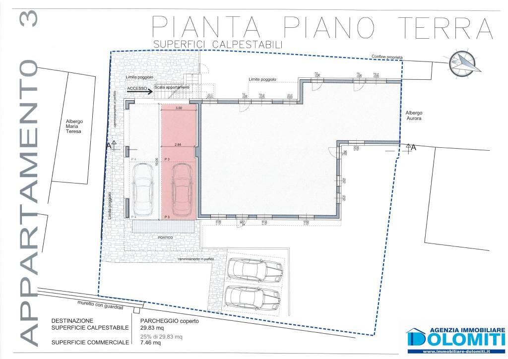 App 3 Casa Nora Posto auto