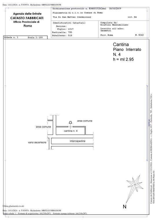 planimetria cantina 1