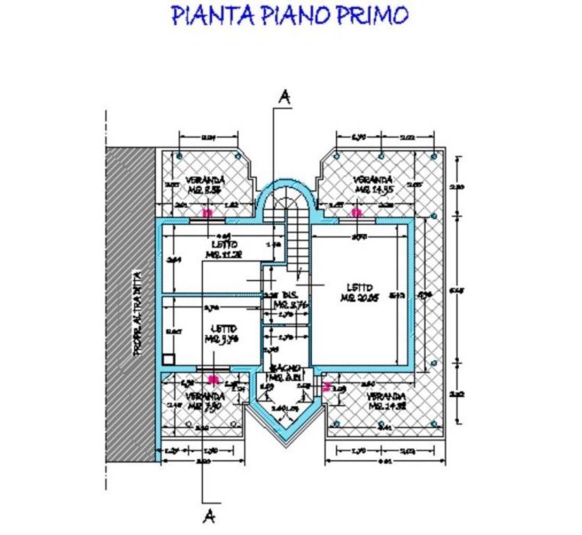 pianta piano primo