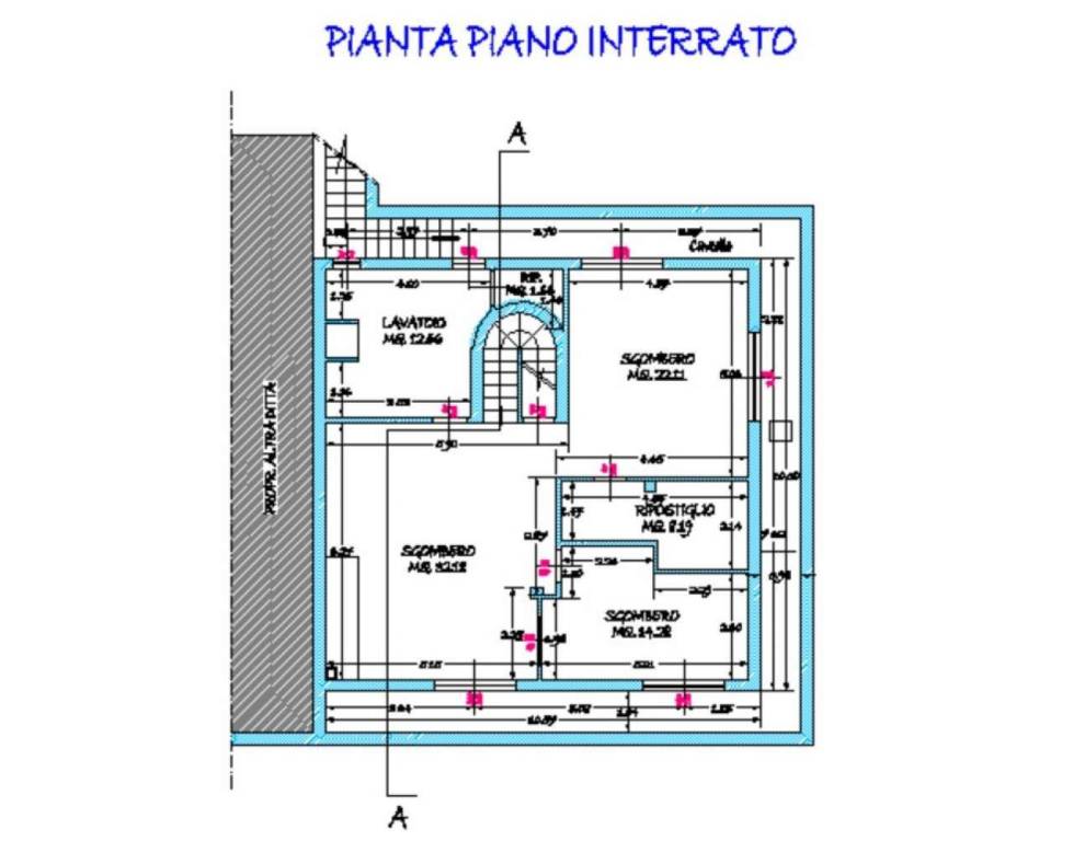 pianta piano interrato