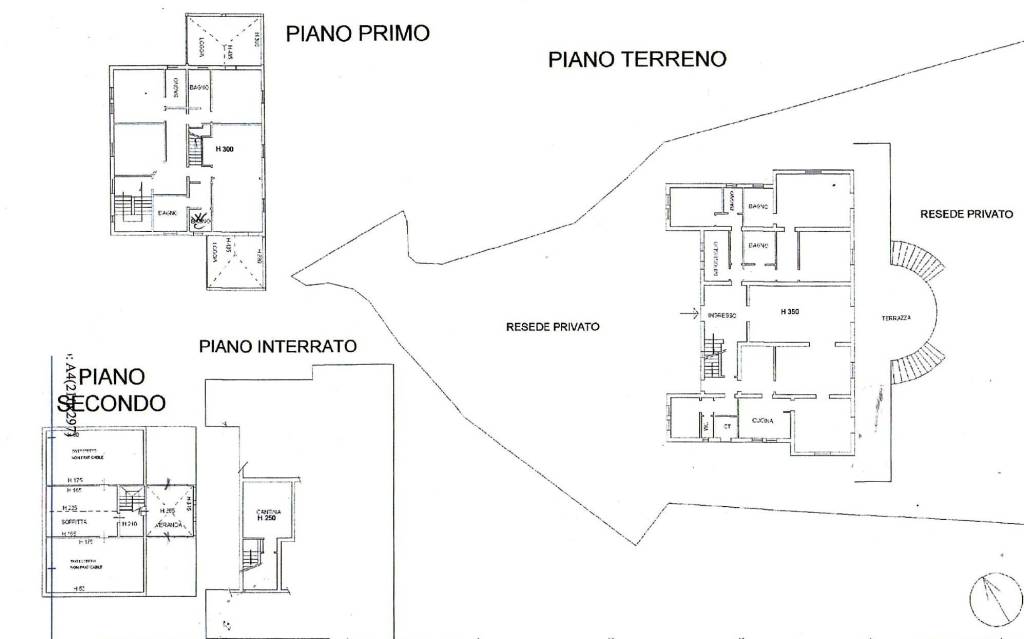 Plan. Villa Montebeni pubblicità 