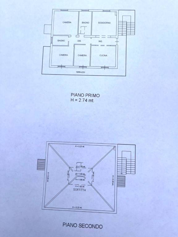 pianta piano primo