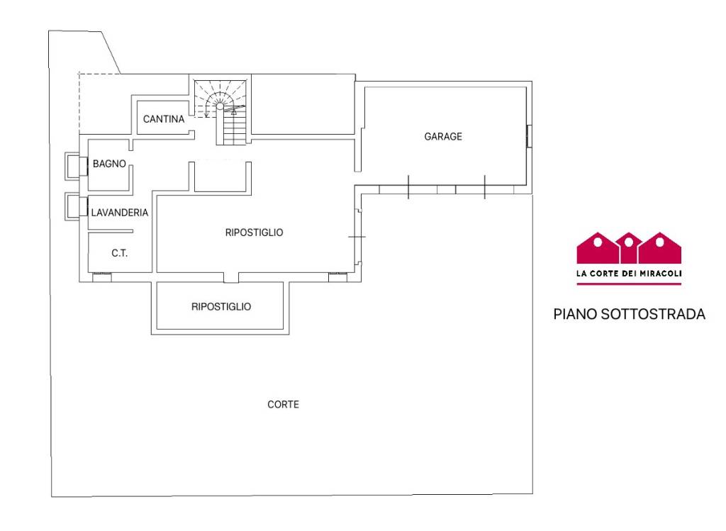 pln1 piano sottostrada 1