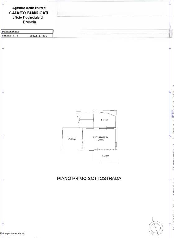 planimetria autorimessa