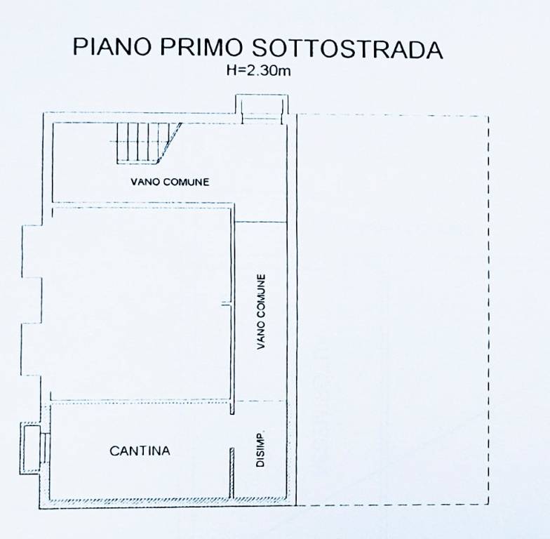 Planimetria cantina