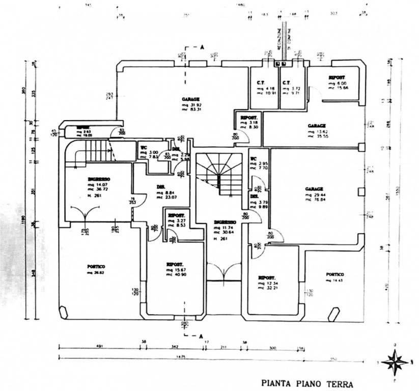 plan piano terra misure 1