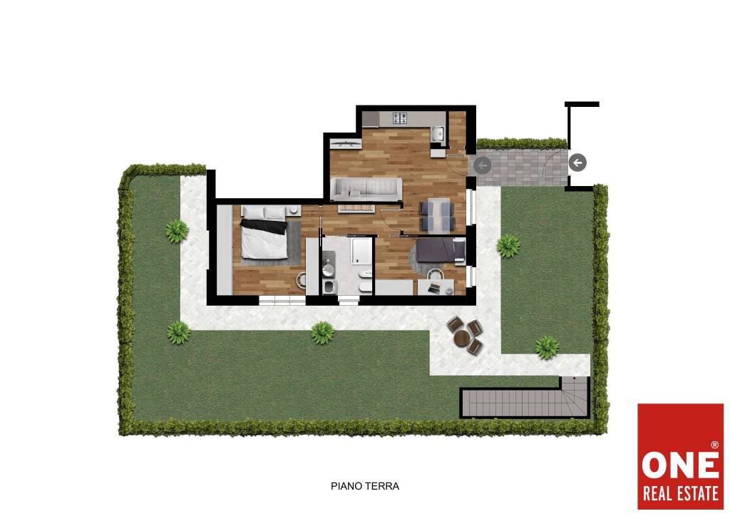 Total render Via Monte Cengio One Real Estate