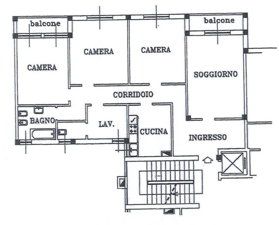 planimetria per pubblicità