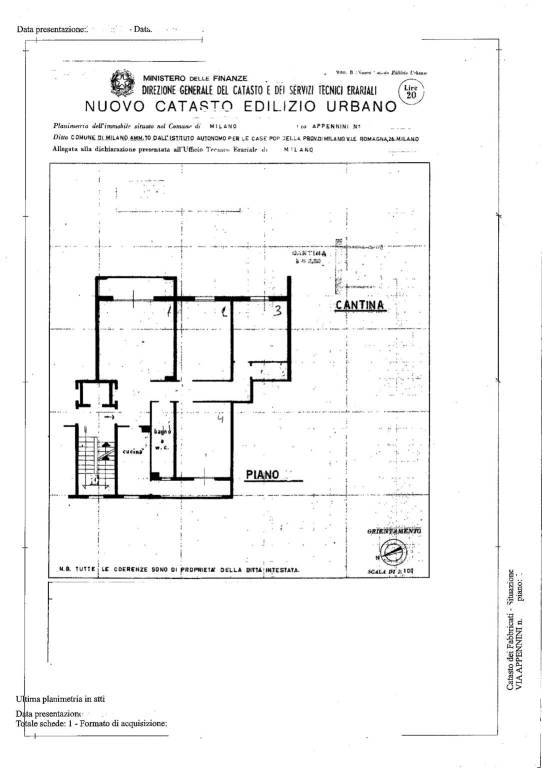 plan cat rasterizzata appennini SENZA DATI CASTA 1