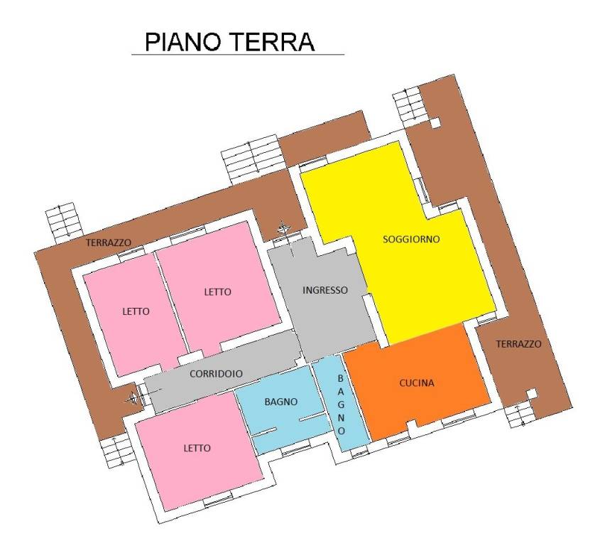 Piantina colorata