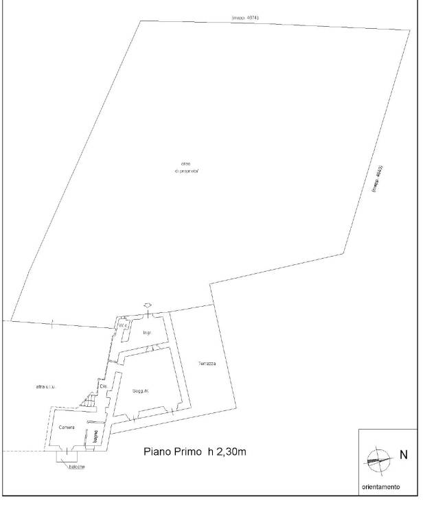 Mappale 4787 sub. 702 - Scheda n. 1 (Abitazione P1