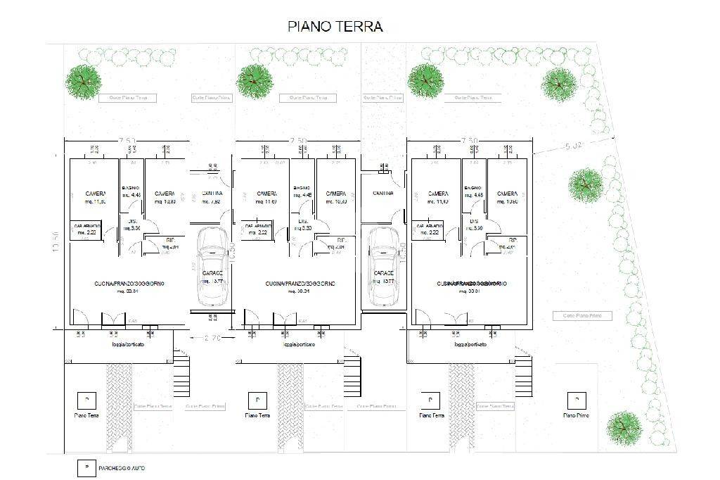 trilocale piano terra benincasa