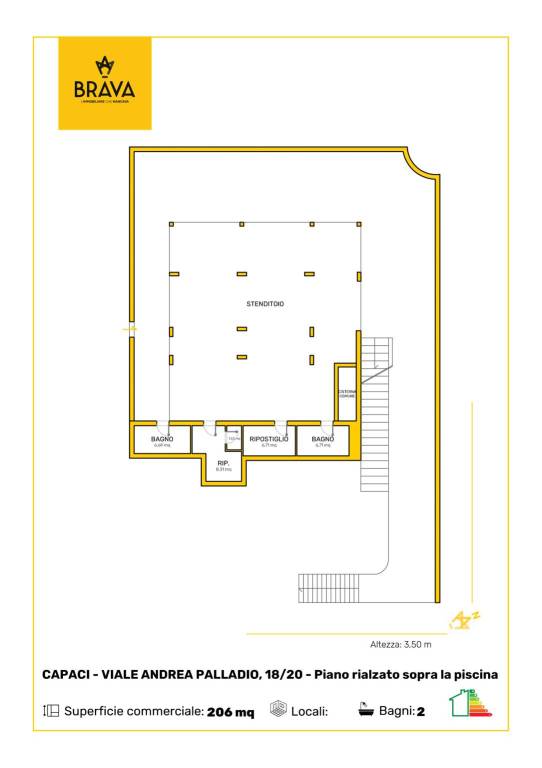 plan BRAVA_Plan_CAPACI - VIALE ANDREA PALLADIO n. 