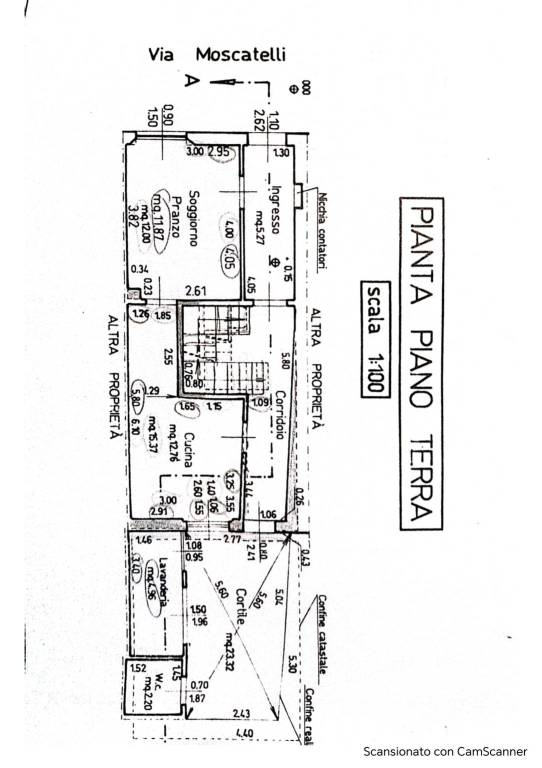 PLAN VIA MOSCATELLI 9 1