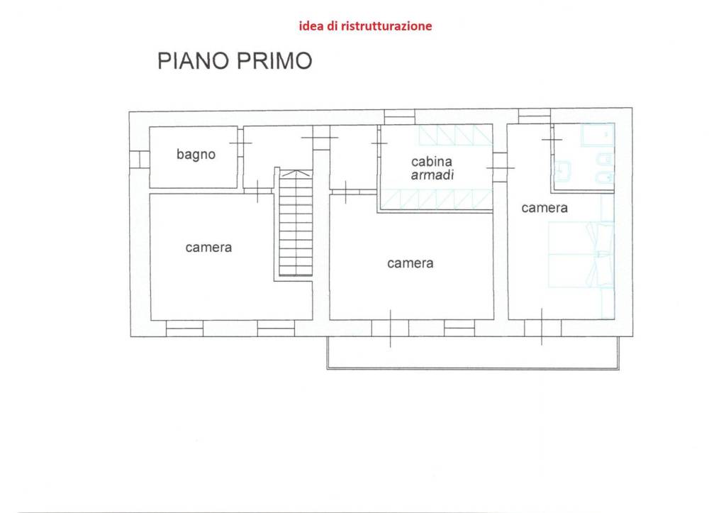 piano primo ristrutturazione -