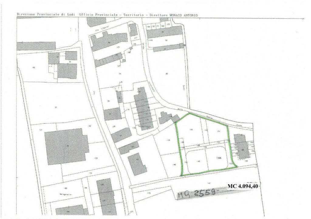 MAPPALE TERRENO EDIFICABILE TURANO LODIGIANO (EMME