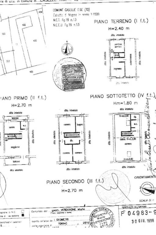 3 - PLANIMETRIA CASELLE 1