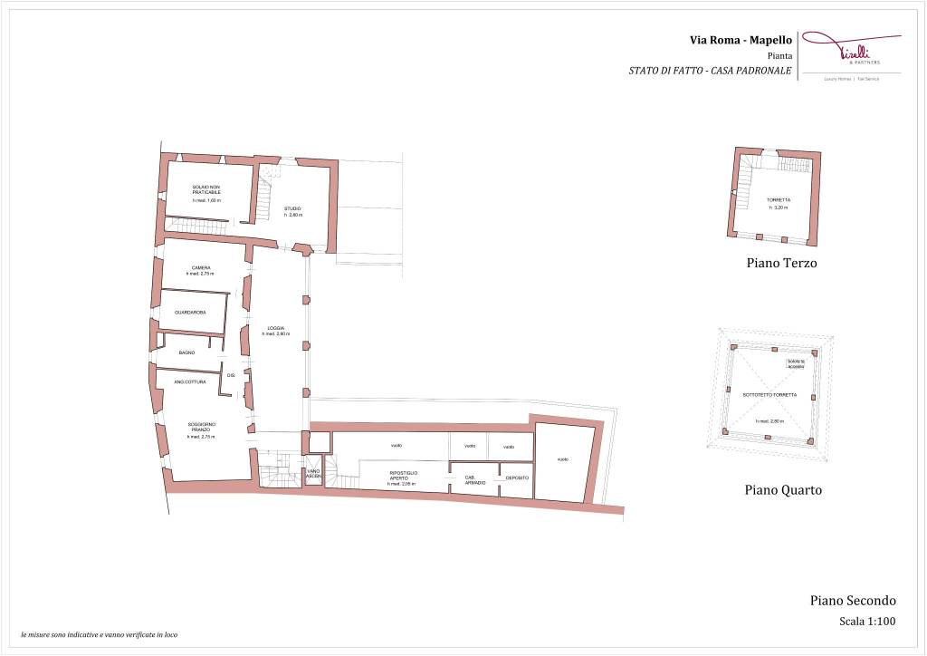 Planimetria Casa Padronale P2 _ T&P no civico 1