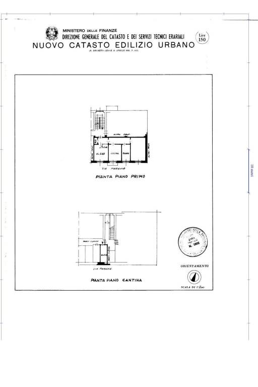 Planimetria commerciale Via Paravia 73 1