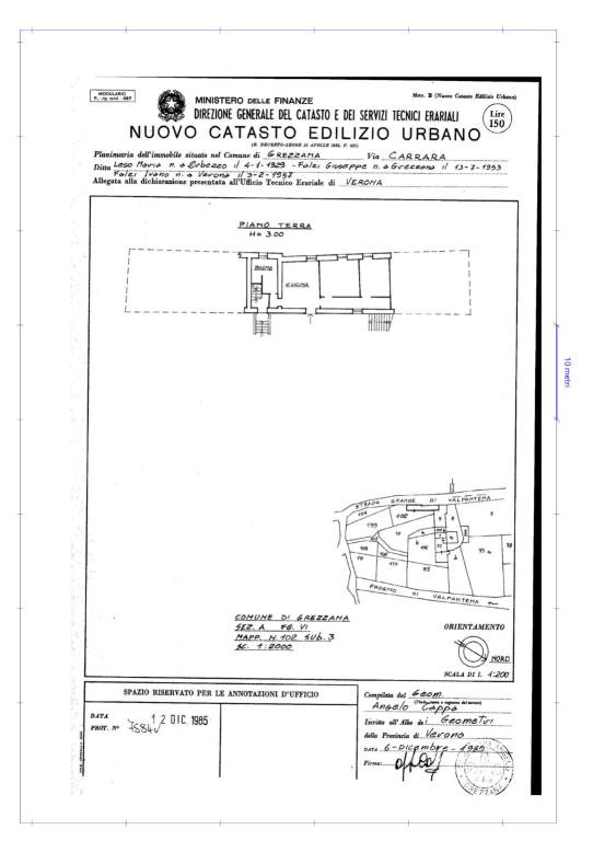 PLANIMETRIA APPARTAMENTO