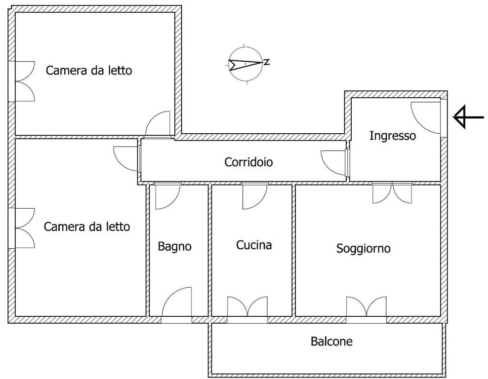 planimetria orizzontale