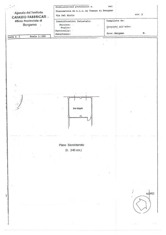 Scheda - autorimessa 1