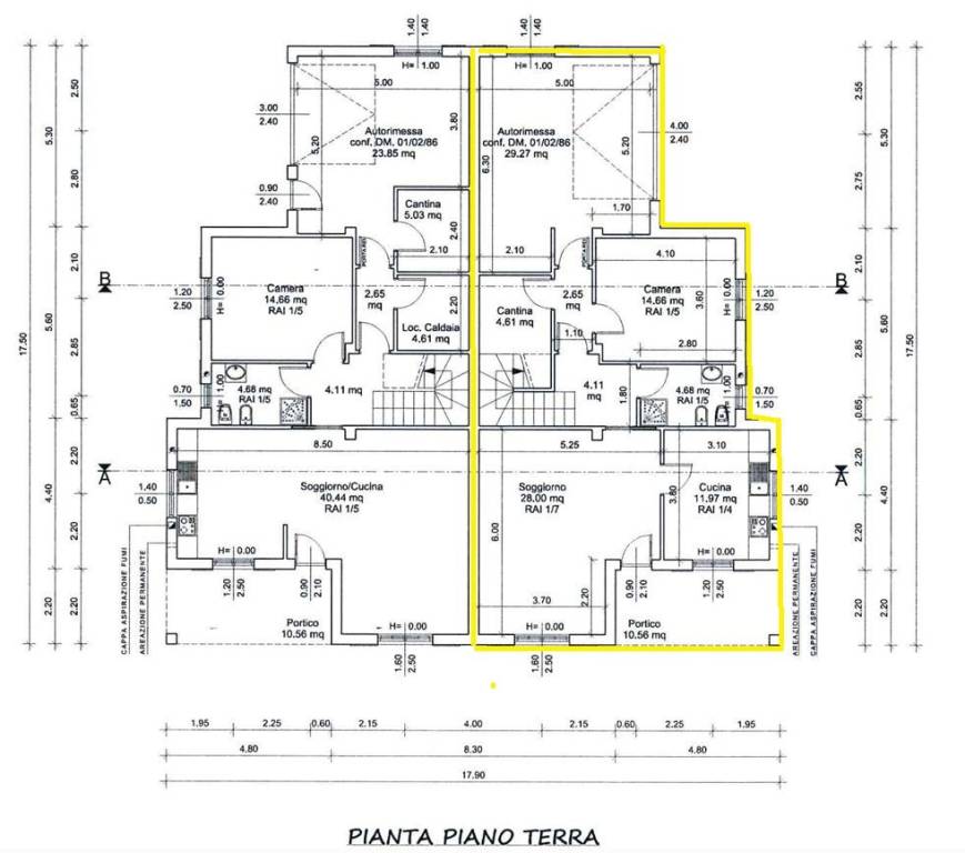 Pianta terra pubbl Calti