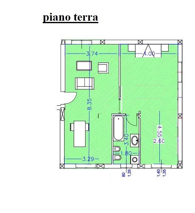 planimetria ufficio Angera pubblicità