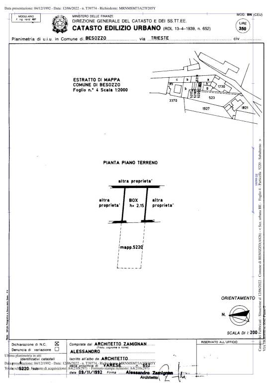 PLANIMETRIA BOX 1