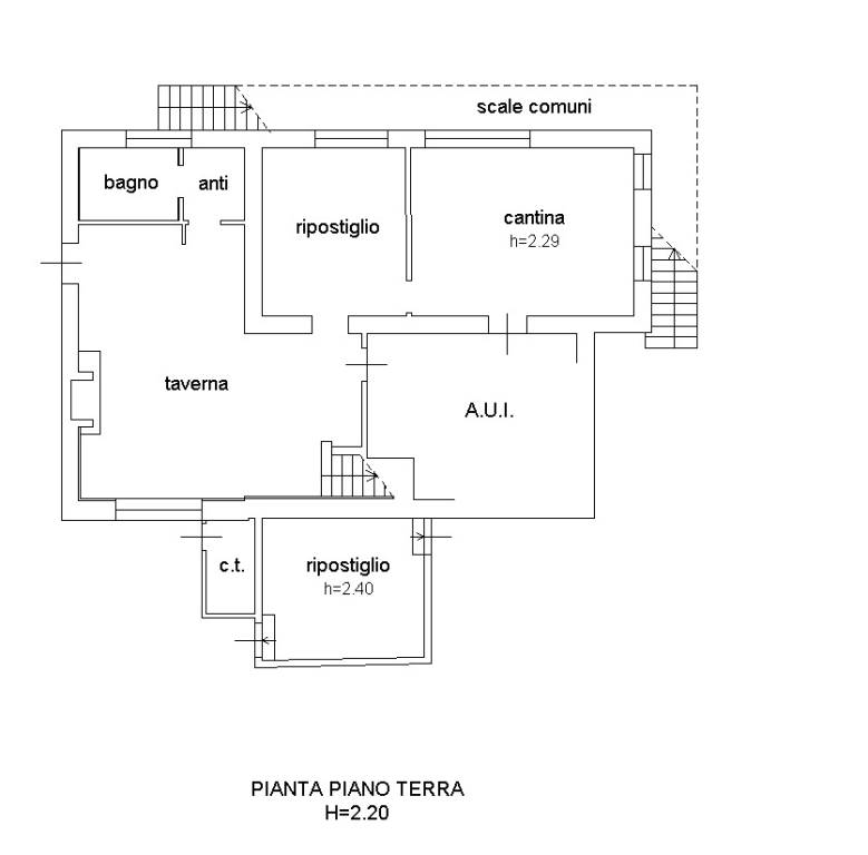 Plan piano terra