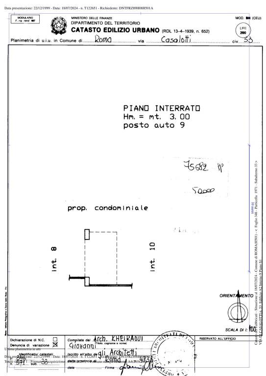 PLAN POSTO AUTO SUB 33 1