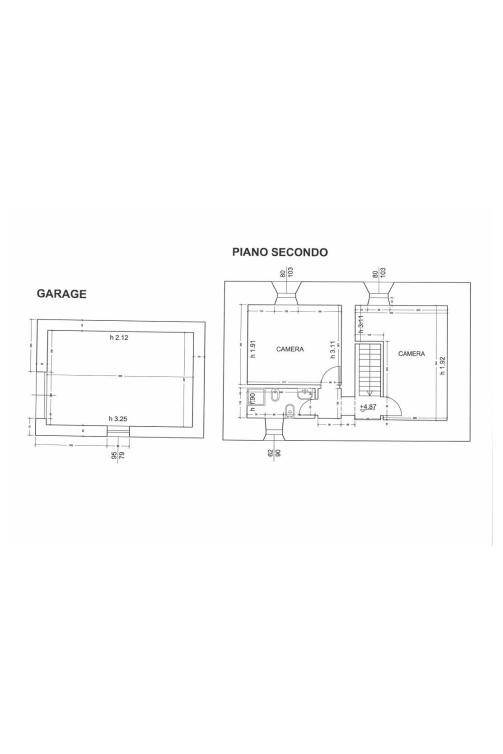 Pln piano Secondo e Garage