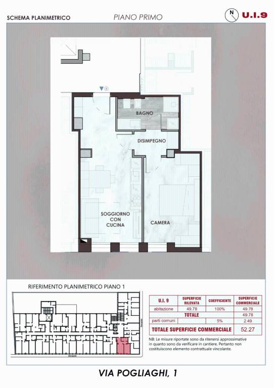 Via Pogliaghi,1 - Unità 9-1