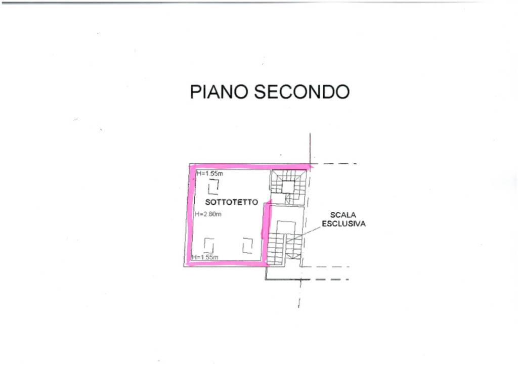 PLANIMETRIA PIANO SECONDO