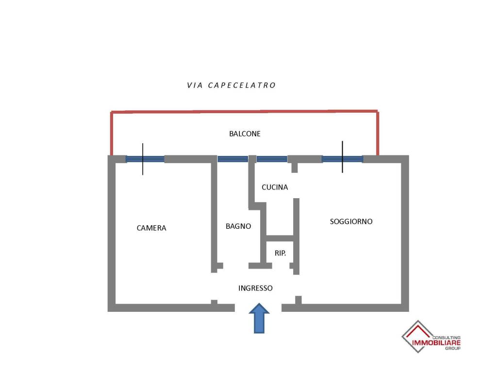 Stato di fatto planimetria Capecelatro 38