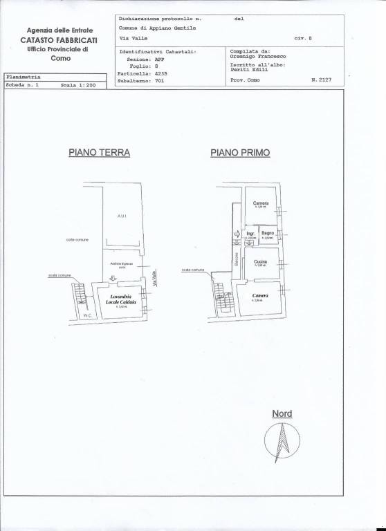 SCHEDA TRILOCALE+LAVANDERIA E BALCONE