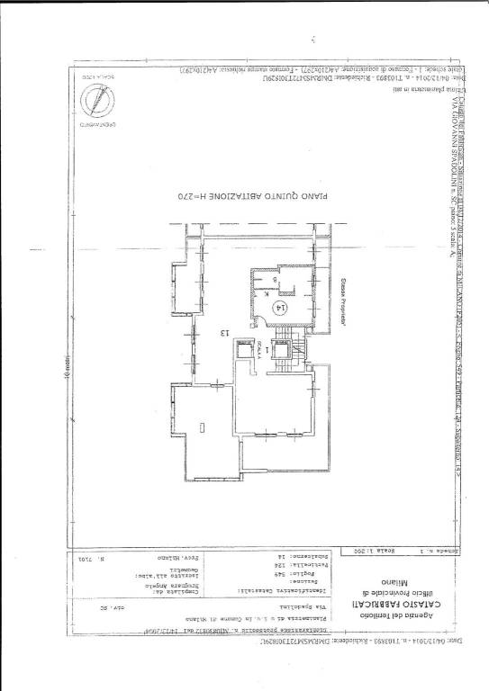 PLANIMETRIA CATASTALE SPADOLINI BILO 5PIANO 1