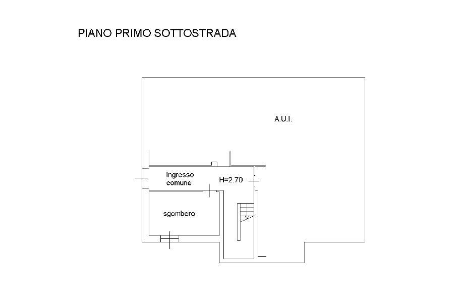 planimetria cantina Binago