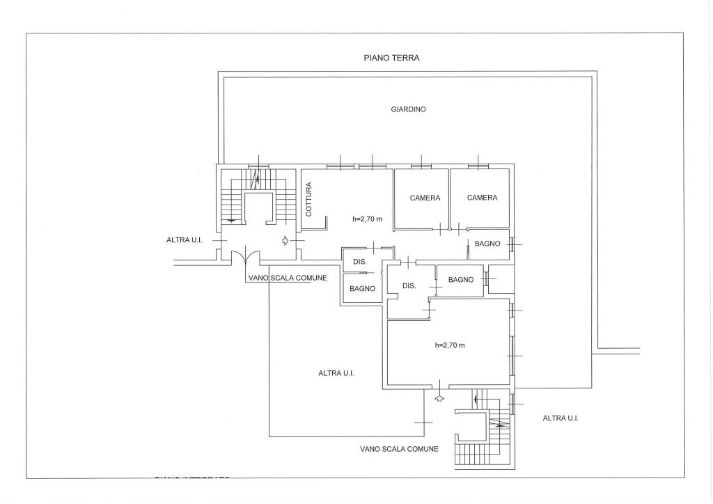 Planimetria in scala 1-100 1