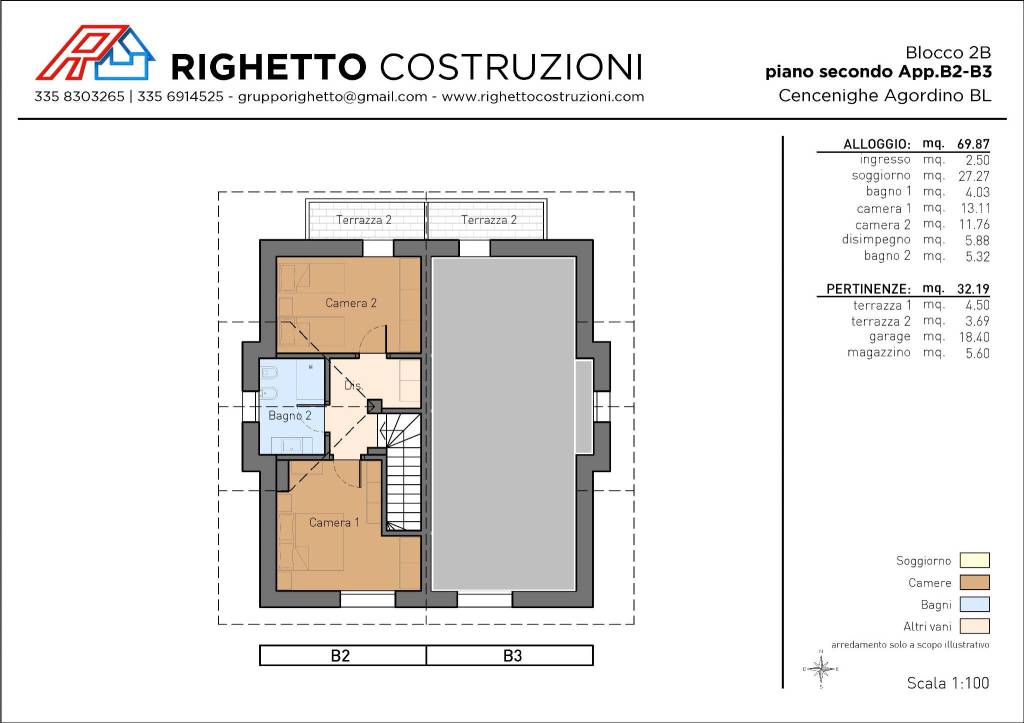 Cencenighe Blocco 2B - PIANO SECONDO