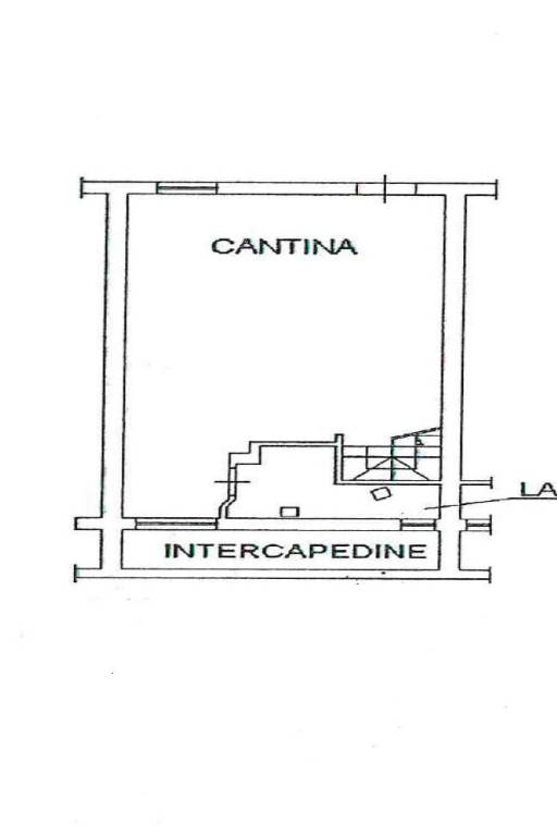 PLANIMETRIA ANNUNCIO - PIANO SEMINTERRATO 